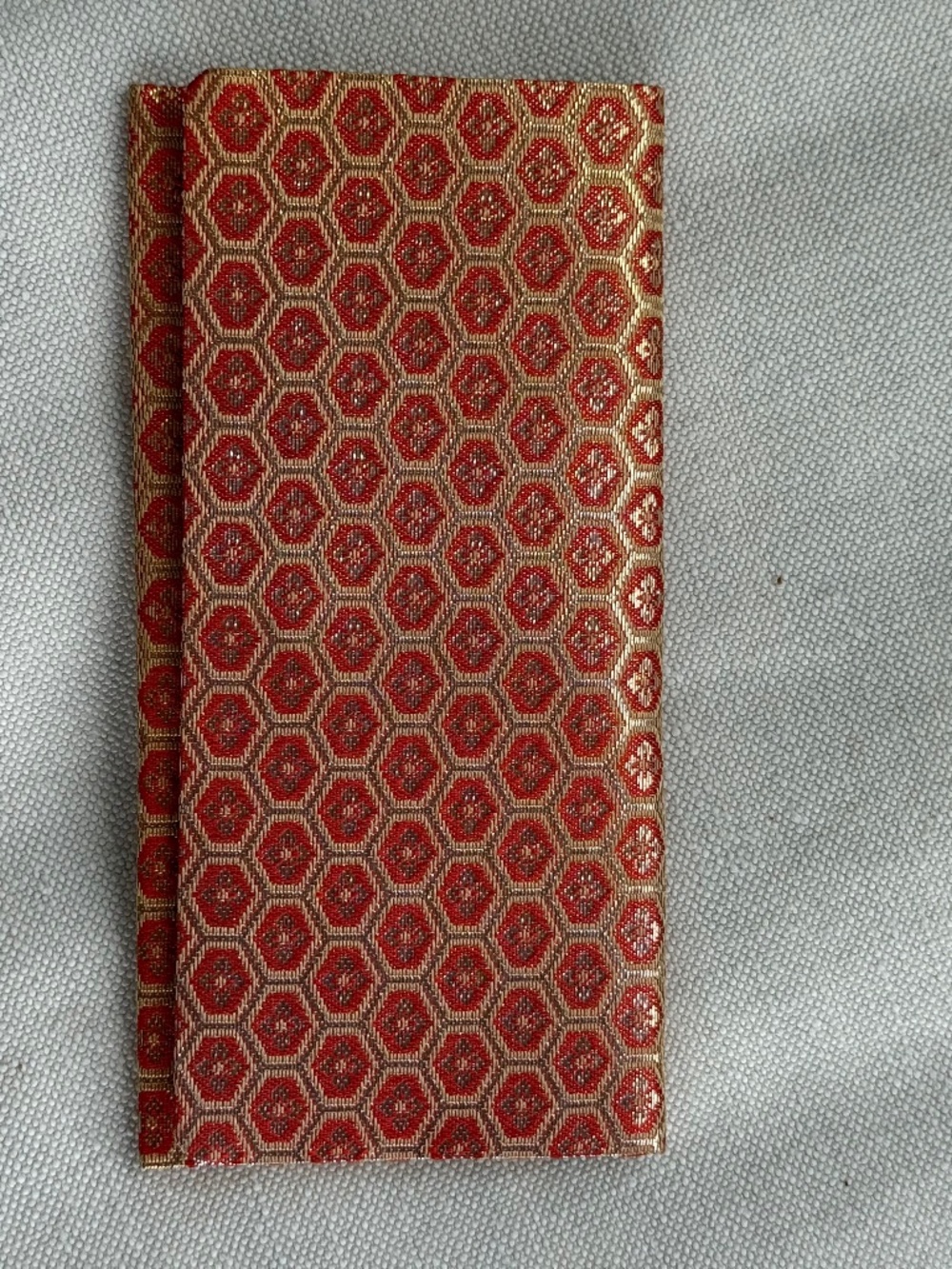 Red and Gold Bill Fold